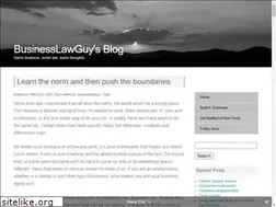 Sites similar to businesslawguy.com