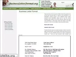 Sites similar to businessletterformat.org