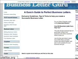 Sites similar to businessletterguru.com