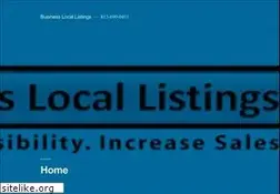 Sites similar to businesslocallistings.com