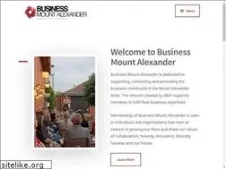 Sites similar to businessmountalexander.org.au