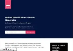 Sites similar to businessnameguide.com