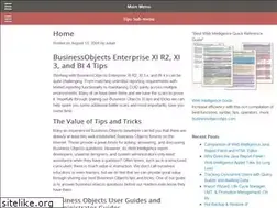 Sites similar to businessobjectstips.com