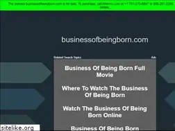 Sites similar to businessofbeingborn.com