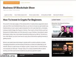 Sites similar to businessofblockchainshow.com