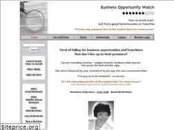 Sites similar to businessopportunitywatch.com
