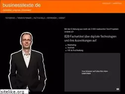 Sites similar to businesstexte.de