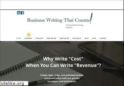 Sites similar to businesswritingthatcounts.com