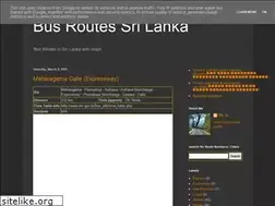 Sites similar to busroutessrilanka.blogspot.com