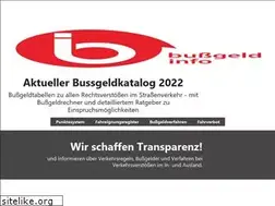 Sites similar to bussgeldinfo.org