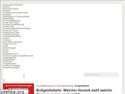 Sites similar to bussgeldtabelle.org