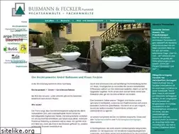 Sites similar to bussmann-feckler.de