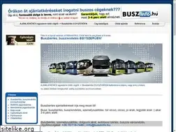 Sites similar to buszinfo.hu