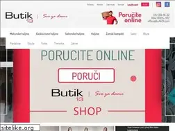 Sites similar to butik13.com