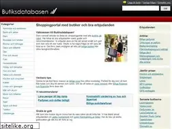 Sites similar to butiksdatabasen.se