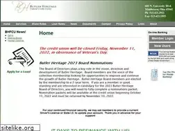Sites similar to butlerheritagefcu.org