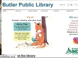 Sites similar to butlerpubliclibrary.net