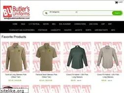 Sites similar to butlersuniforms.com