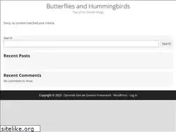 Sites similar to butterfliesandhummingbirds.com