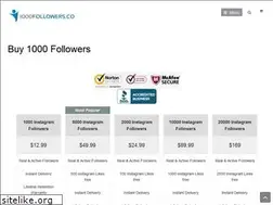Sites similar to buy1000followers.co