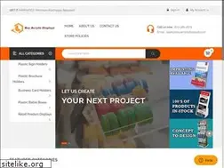Sites similar to buyacrylicdisplays.com