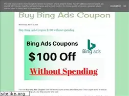 Sites similar to buybingads-coupons.blogspot.com