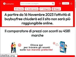 Sites similar to buybuyfree.it