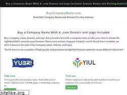 Sites similar to buycompanyname.com