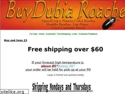 Sites similar to buydubiaroaches.com