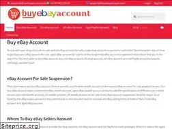 Sites similar to buyebayaccount.com