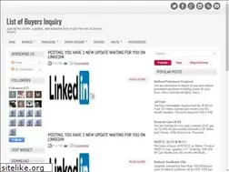 Sites similar to buyers-inquiry.blogspot.com