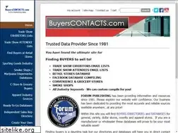 Sites similar to buyerscontacts.com