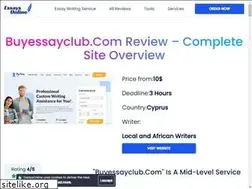 Sites similar to buyessayclub.org
