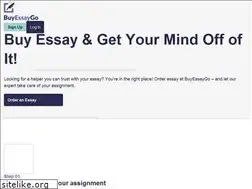Sites similar to buyessaygo.com