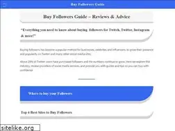 Sites similar to buyfollowersguide.com