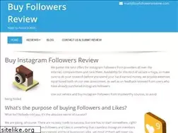 Sites similar to buyfollowersreview.com