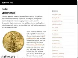 Sites similar to buygoldinfo.com