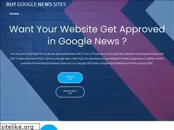 Sites similar to buygooglenewsapproved.com
