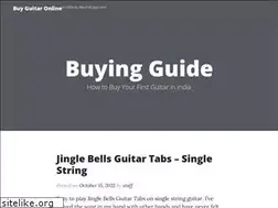 Sites similar to buyguitaronline.in