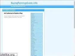 Sites similar to buyingpaintingsguide.info