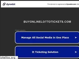 Sites similar to buyonlinelottotickets.com