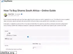 Sites similar to buyshares.co.za