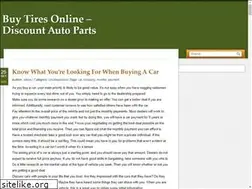 Sites similar to buytiresonline.co