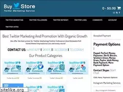 Sites similar to buytwitterstore.com