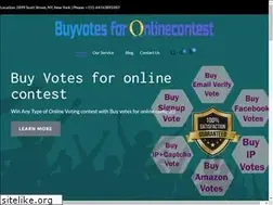 Sites similar to buyvotesforonlinecontest.com