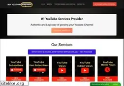 Sites similar to buyyoutubesubscribers.in