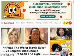 Sites similar to buzzfeed.co.uk