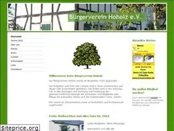 Sites similar to bv-hoholz.de