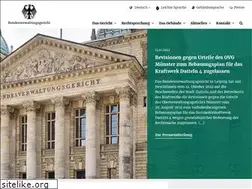 Sites similar to bverwg.de