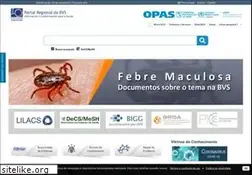 Sites similar to bvsalud.org